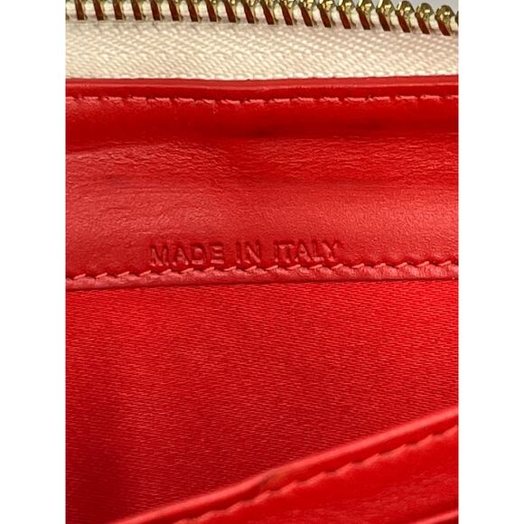 Christian Louboutin Panettone Spiked Zip Around Wallet White Multicolor - Picture 6 of 16